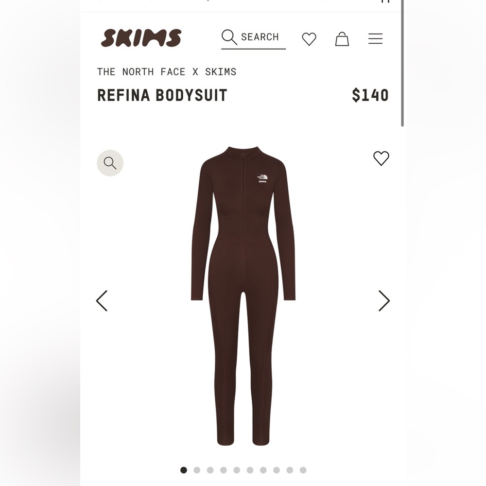 SKIMS x Northface Bodysuit